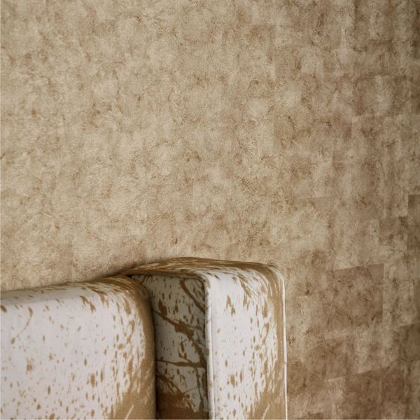 Marble Amber Wallpaper by Harlequin